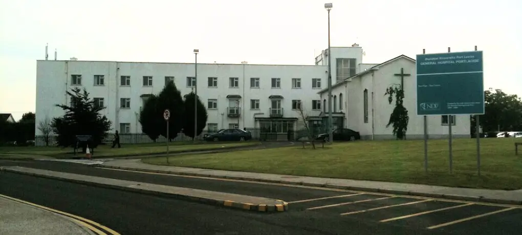 The Department of Psychiatry building at Midlands Regional Hospital, Portlaoise, County Laois, Ireland.