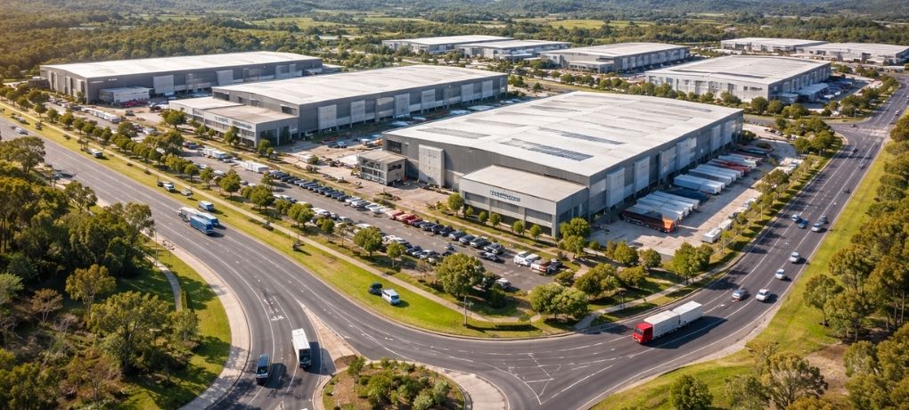 The Lot 2 industrial building at Nexus North Industrial Estate, Cross Keys Road, Salisbury South, South Australia.