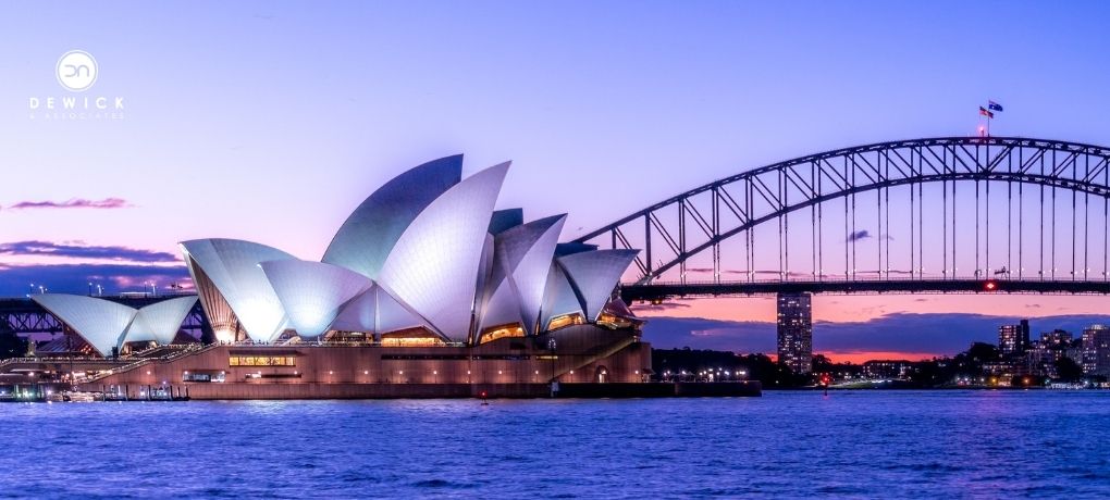 The Sydney Opera House on Bennelong Point, Sydney Harbour, New South Wales.
