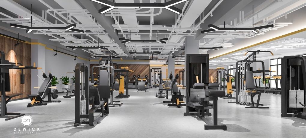 The Anytime Fitness gymnasium fitout in Geelong, Victoria.