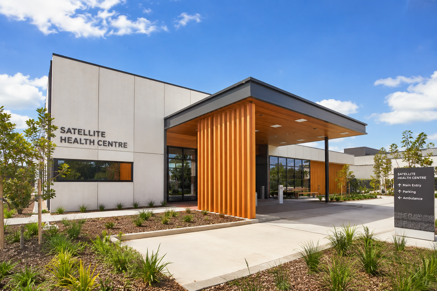 One of the seven Queensland Health Satellite Hospitals delivered under the Queensland Government's Satellite Hospital Program in Southeast Queensland.