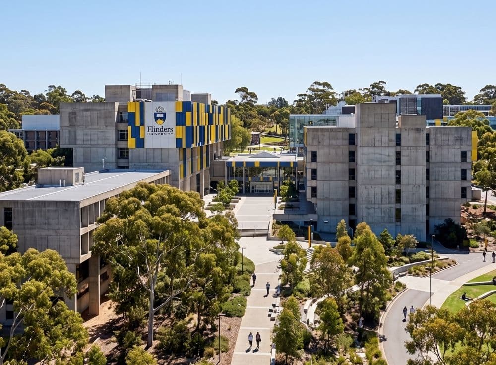 Flinders University Higher Degree Research Facility Upgrade at Bedford Park, South Australia, where Dewick & Associates delivered the Builders Manual supporting compliant building handover, facilities management and long-term asset management.