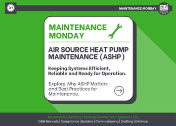 A guide outlining essential heat pump maintenance for Facilities Managers.